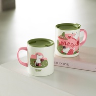 Finland Moomin moomin316 Stainless Steel Double-Layer Insulation Mug with Lid Water Cup Tea Cup Coff