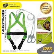 EXCELLENT SAFETY HARNESS / FULL BODY HARNESS DOUBLE BIG HOOK EXCELLENT 0374