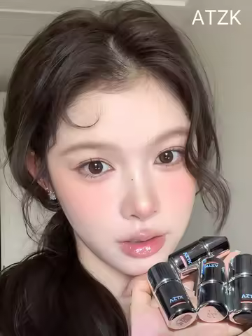 AZTK Liquid Blusher Jello Color Powder JC04 Moisturizing Highlight Beauty Expands Contracts Cheek Ma