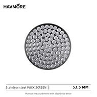Havmore 54/58mm Stainless Steel Reusable Espresso Puck Screen 0.8mm 150μm Ultra Thin Coffee Espresso