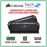 Corsair DOMINATOR PLATINUM RGB Black Ram 32GB - 64GB DDR5 5600MHz