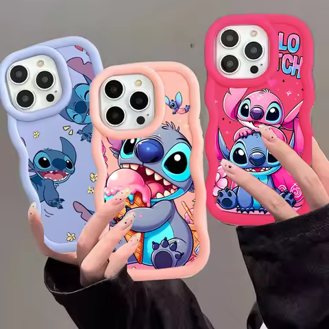 Case For Xiaomi 14T Pro 14 POCO X7 X5 X6 Pro X3 5G POCOX3 POCOX7 Stitch INS Soft Candy Shell