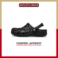 ใหม่และแท้ Crocs Eva " Black " รองเท้าแตะ 209563 - 001 รับประกัน 1 ปี