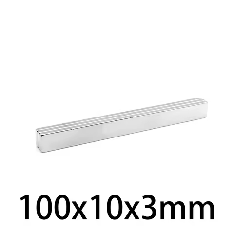 100x10x3mmStrong Powerful Block Magnets For Home Refrigerator,Office,DIY Building, Scientific, Craft