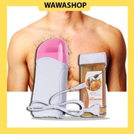 WAX HAIR REMOVAL | COMBO 2 in 1 Roll On Wax Depilatory Kit Wax Heater With Cartridge