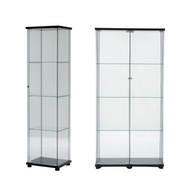 Koncept Furniture Showcase 43 80 cm. Flassy Black Clear