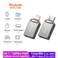 Mcdodo OTG-860/873 Type C/  L to USB 3.0 Camera Adapter OTG Cable for  iP 7 8 X XR 11 12 13 14 pro X