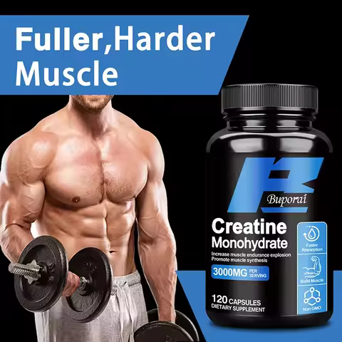 Creatine Monohydrate - Supports Muscle, Energy and Cognitive Function, Increases Lean Muscle Mass - 