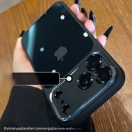 DAIMANG | เคสป้องกันสีน้ำเงินสำหรับ iPhone 17 Pro 16 Pro Max 17 17 Air 16 15 14 Plus 13 PM ดีไซน์เรี