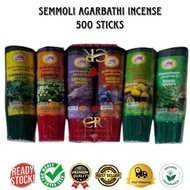 [500 Sticks] Semmoli Agarbathi Incense Sticks