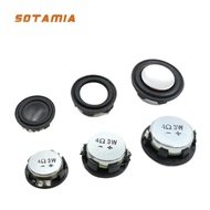 SOTAMIA 2Pcs 20/24/28mm Mini Full Range Bass Speaker 1 Inch 4 Ohm 3W Round Portable Speaker Woofer D