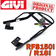 MONORACK GIVI ORIGINAL RFS150I MOTOR BLACK BOX TOPBOX BOX ALUMINIUM ACCESSORIES MOTOR YAMAHA HONDA