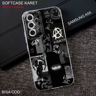 Latest Samsung A55 Clear Case Samsung A35 - A02 Image Motif Case - Samsung Galaxy Softcase - Flexibl