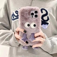 Fluffy Fuzzy Plush Phone Case For  Samsung A17 A56 A36 A26 A16 A55 A07 A35 A25 A15 A06 A05S A14 A54 
