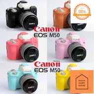 Case silicone+ฝา canon eosm50/m50mark2 Mama Happy House