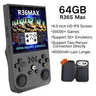 R36S MAX 128GB OPEN SOURCE CONSOLE HD 4.0 Inch IPS Screen 30000+ Games Open Source Portable Handheld