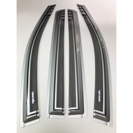 Window Visor Ford Ranger Double Cab 2012 2013 2014 2015 2016 2017 - 2020 2021 2022 Two tone GS IM