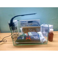 Combo aquarium 30x17x17, aquarium, mini desktop aquarium
