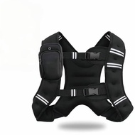Load-bearing Vest, 6lbs/8lbs/12lbs/16lbs/20lbs/30lbs, Suitable for Men Women, With Reflective Strips