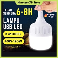 Lampu Pasar Malam Lampu Camping Niaga Lampu Mentol Cas Lampu Gantung USB Rechargeable Lamp LED Light