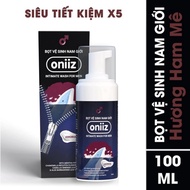 Combo siêu tiết kiệm Bọt vệ sinh nam giới Oniiz Dung dịch nam tạo bọt 100ml quà tặng mặt nạ hữu cơ c