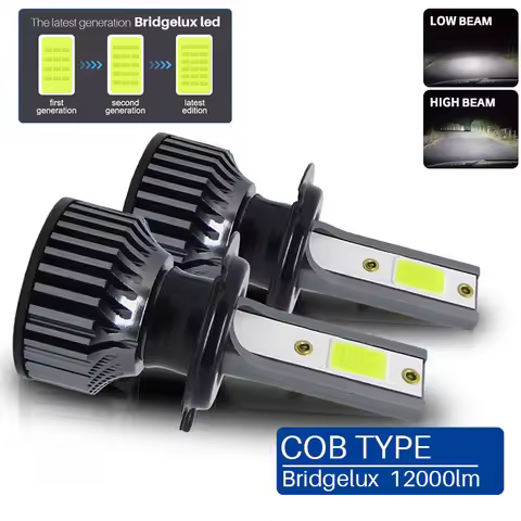 2pcs H4 Led Headlight H11 H7 Car Light Bulb H1 H3 H8 H9 880 881 905 9006 HB3 6000K 3000K Ice Blue Gr