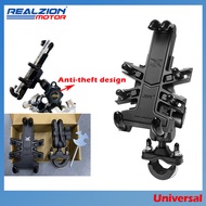 REALZIONMOTOR Universal For Mt15 R15 Xmax Aerox Adv Y15 Shockproof Motorcycle Phone Holder 360° Rota