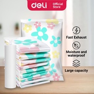 Deli Vusign Vacuum Storage Bag Clothes Organizer Compressed Vacum Vakum Plastik Bag for Travel 真空袋