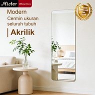 Mioter (Thick Upgrade) Shatterproof & Flexible Acrylic Wall Mounted Bathroom Bedroom Decoration One-