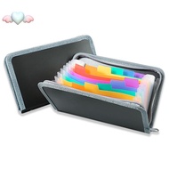 Coupon Organiser,  Zipper Coupon Currency Organiser with 13 Compartments Zip Document Organiser for 