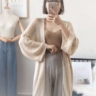 เสื้อคลุมผู้หญิงแขนยาว toga ผ้าบางเบา เสื้อคลุมไปทะเล เสื้อคุมตะข่ายถัก เสื้อคลุมไหมผญ เสื้อคุมไหล่ 