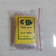 Cetik Plastic Size 4x6 100 sheets Plastic Clip/ Size 4 x 6 C-tik/