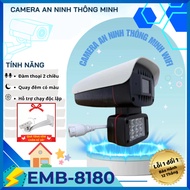 IP CAMERA 8M-EMB8680PA-R5-PAT[4mm+AX620U+SC200AI ] - Stand Included - NIGHT COLOR AND MIC, POE SPEAK