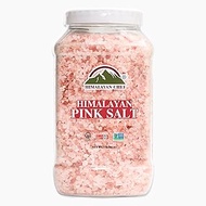 Himalayan Chef Pink Salt Coarse Grain, Salt for Grinder Refill -5 lbs Plastic Jar | 100% Natural Salt, Non-GMO &amp; Gluten Free