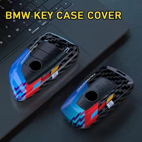 1pc Paint Color Style Car Key Case Cover ABS Key Shell Fob For BMW 2 3 4 5 7 8 Series X1 X2 X3 X5 X6