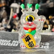Mosquito Studio Vinyl Figure Pachypodium Gracilius Lucky Cat Cat 象牙貓 塊根植物 招財貓 指頭公仔 透明 招平安