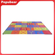 Kids Playmat Rug 120x160cm Nursery Colorful Checkered Rug with Anti-Slip Backing Classroom Seating A