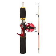 1 Set Shrimp Rod Telescopic High Strength Outdoor Fishing 52cm Glass Fiber Ice Fly Fishing Rod Fishi