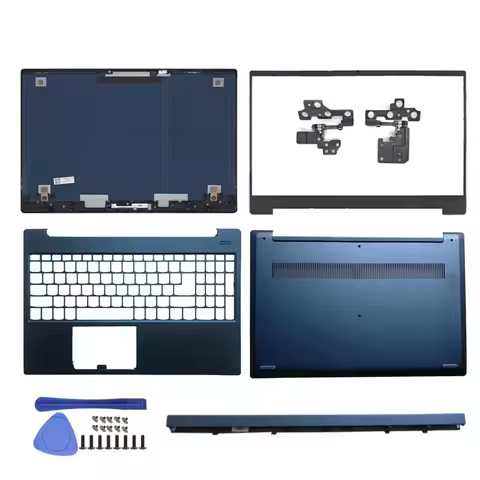 For Lenovo IdeaPad S340-15IWL S340-15API Black Silver BlueLaptops LCD Back Cover/Front Bezel/Hing Co