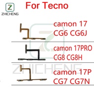 for Tecno Camon 17 CG6 CG6j .17Pro CG8 CG8h .17P CG7 CG7n Power on off button flex Switch volume but