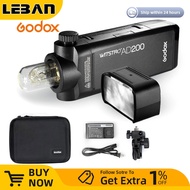 Godox AD200 200Ws TTL 2.4G HSS 1/8000s Pocket Outdoor Flash Light Double Head with 2900mAh Lithium B