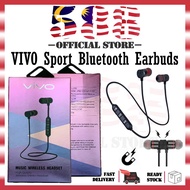 VIVO Sport Bluetooth Earphone Magnetic Wireless earphones Stereo Earbuds Music Metal Headphones With