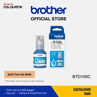 Brother Original Genuine BTD100 Cyan Magenta Yellow Black Original Ink Bottles for DCP-T230 DCP-T4