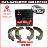 ERMETIQ Akebono Brake Shoe REAR For Mitsubishi Xpander 2018-2023 (04495-B2450)