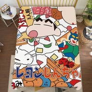 Ga Trải Giường Mới Bút Chì Hoạt Hình Ga Giường Phòng Trẻ Em Gia Dụng Ga Giường Vỏ Chăn Giường Đơn Ký