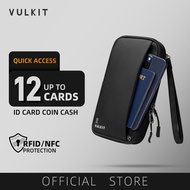 VULKIT- RFID การปิดกั้นซองใส่หนังสือเดินทางในครอบครัวสำหรับ4หนังสือเดินทางกับสายรัดข้อมือสำหรับตั๋ว 
