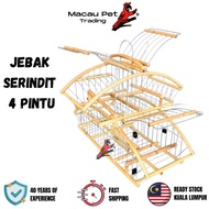 MPT Handmade Jebak Serindit 4 in 1 Jebak Burung Serindit 4 in 1 Sangkar Serindit Sangkar Burung Seri