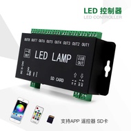 LED Bluetooth DMX512 Controller Brightening Engineering DMX512 Programmable 8-Port DMX512 Controller