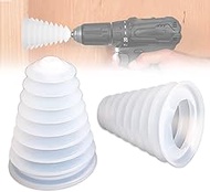 Electric Hammer Drill Dust Collector, Dustproof Catcher Cover Bowl for Hole Saw Above 0.62", 2 Pcs