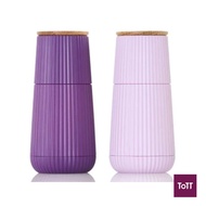 AdHoc Scape Pepper and Salt Mill Ø5.8xH12.3cm, Dark Purple and Light Purple